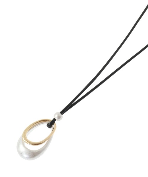 AMERICAN HOLIC（アメリカンホリック）の「ツインオーバルコードネックレス（ネックレス・レディース・ゴールド/シルバー・FREE）」の6枚目の写真