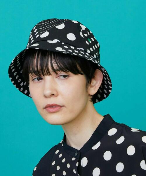 FRAPBOIS(フラボア)の「ドットドットバケット ハット(ハット・レディース・ネイビー/ブラック・FREE)」の2枚目の写真