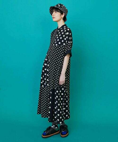 FRAPBOIS(フラボア)の「ドットドットバケット ハット(ハット・レディース・ネイビー/ブラック・FREE)」の15枚目の写真