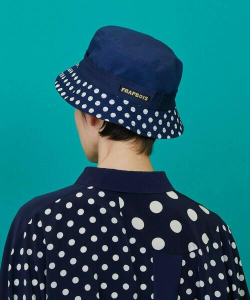 FRAPBOIS(フラボア)の「ドットドットバケット ハット(ハット・レディース・ネイビー/ブラック・FREE)」の11枚目の写真