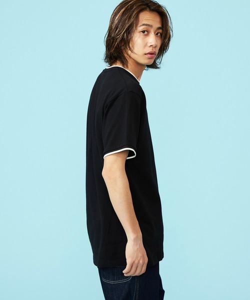 セール】Lee/リー 鹿の子ラインリブTシャツ（Tシャツ/カットソー