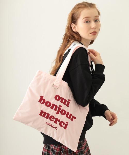 LOGO FLUFFY BAG（トートバッグ）｜MILKFED.（ミルクフェド）の