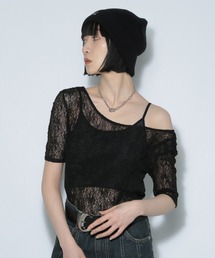 PAGEBOY | カットレースキリカエ(半袖)(Tシャツ/カットソー)