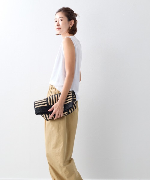 MICA&DEAL（マイカ＆ディール）の「シアータンクトップ（タンクトップ・レディース・ブラック/ブルーグレー/ホワイト/ピンク・FREE）」の7枚目の写真