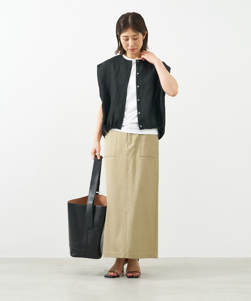 MICA&DEAL（マイカ＆ディール）の「シアータンクトップ（タンクトップ・レディース・ブラック/ブルーグレー/ホワイト/ピンク・FREE）」の15枚目の写真