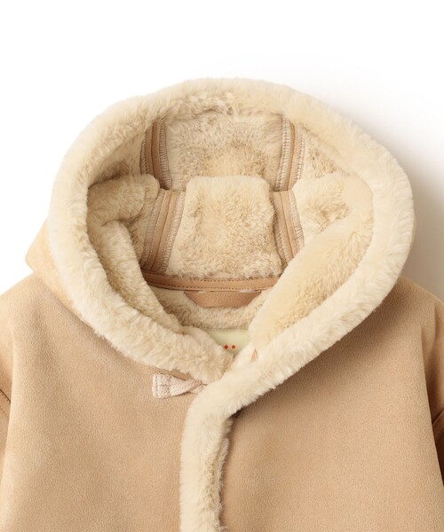BEAMS mini（ビームスミニ）の「フェイク ムートン コート 2025FW（90～150cm）（ムートンコート・キッズ・ブラウン系その他・150/140/130/120/110/100/90）」の15枚目の写真