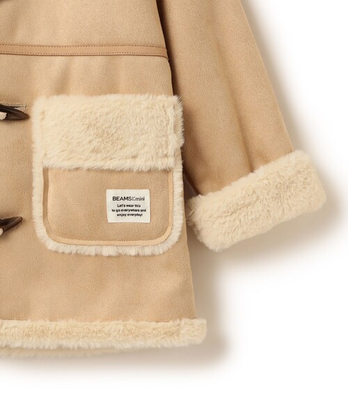 BEAMS mini（ビームスミニ）の「フェイク ムートン コート 2025FW（90～150cm）（ムートンコート・キッズ・ブラウン系その他・150/140/130/120/110/100/90）」の14枚目の写真
