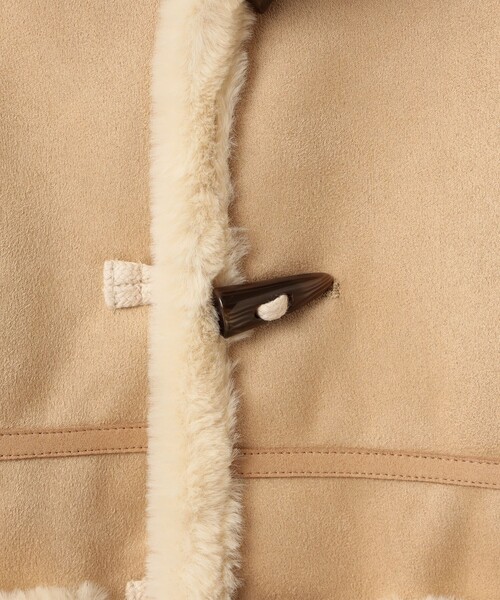 BEAMS mini（ビームスミニ）の「フェイク ムートン コート 2025FW（90～150cm）（ムートンコート・キッズ・ブラウン系その他・150/140/130/120/110/100/90）」の13枚目の写真