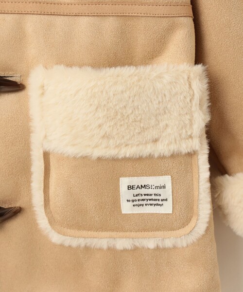 BEAMS mini（ビームスミニ）の「フェイク ムートン コート 2025FW（90～150cm）（ムートンコート・キッズ・ブラウン系その他・150/140/130/120/110/100/90）」の12枚目の写真