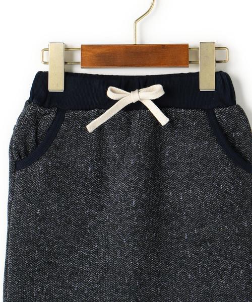 green label relaxing(グリーンレーベルリラクシング)の「【KIDS】ウラキモウ リブ スカート(スカート・キッズ・ブラック/ネイビー・105/135/95/125/115)」の9枚目の写真