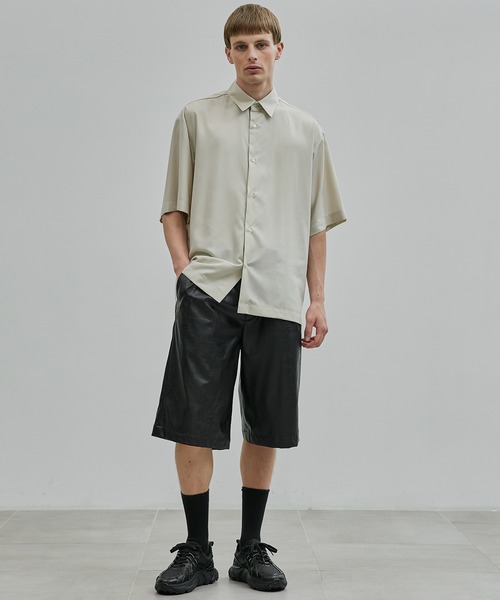 UNITED TOKYO（ユナイテッドトウキョウ）の「月間売上No1シリーズ【WEB限定】DRY RAYON ストライプショートスリーブシャツ　｜ 接触冷感/日本産/防シワ/ウォッシャブル/大人気/速乾/UVカット/オフィスカジュアル/ビジネス/通勤（シャツ/ブラウス・メンズ・サックスブルー/オフホワイト/ベージュ・1/2/3）」の15枚目の写真