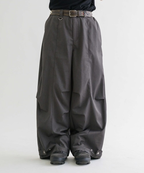 セール】【EPNK】Eyelet easy baggy slacks / アイレットイージー