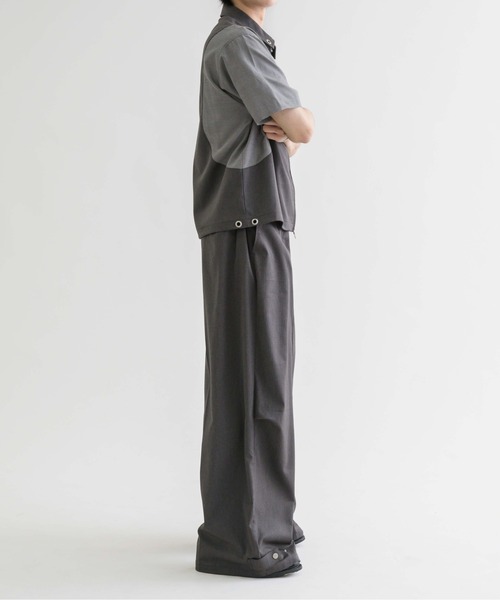 EPNK（イーピーエヌケー）の「【EPNK】Eyelet easy baggy slacks / アイレットイージーバギースラックス（スラックス・メンズ・ブラウン/チャコールグレー/ブラック・SMALL/MEDIUM/LARGE）」の20枚目の写真