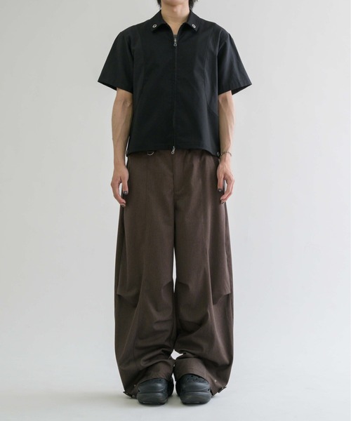 セール】【EPNK】Eyelet easy baggy slacks / アイレットイージー