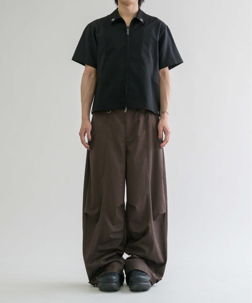 セール】【EPNK】Eyelet easy baggy slacks / アイレットイージー