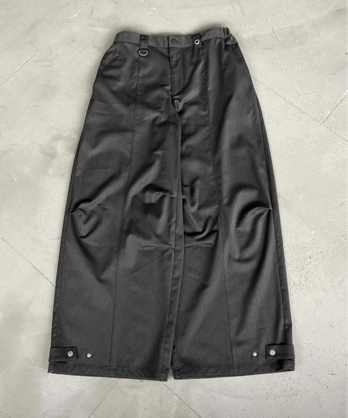 EPNK（イーピーエヌケー）の「【EPNK】Eyelet easy baggy slacks / アイレットイージーバギースラックス（スラックス・メンズ・ブラウン/チャコールグレー/ブラック・SMALL/MEDIUM/LARGE）」の22枚目の写真
