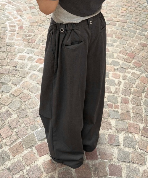 【EPNK】Eyelet easy baggy slacks セール】【EPNK】Eyelet easy baggy slacks / アイレット