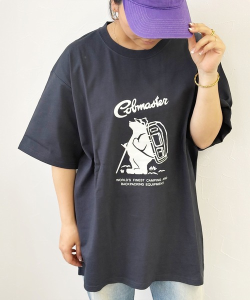 COBMASTER（コブマスター）の「【COBMASTER/コブマスター】COB FRONT LOGO TEE 7251（Tシャツ/カットソー・レディース・ホワイト/サーモンピンク/ミント/ラベンダー/イエロー/グレー/ブラック・X-SMALL/MEDIUM/LARGE/X-LARGE/SMALL）」の2枚目の写真