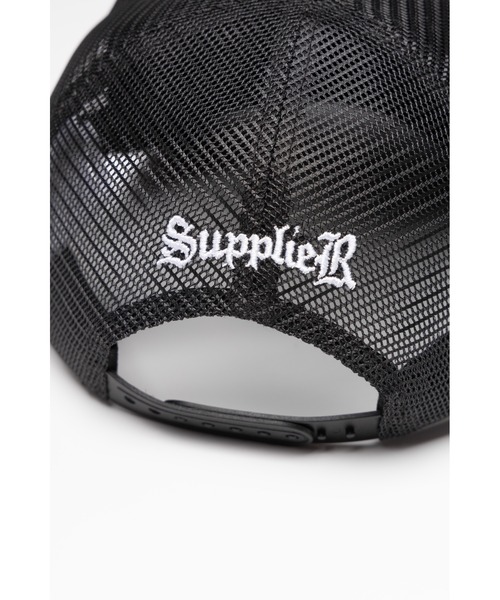 メッシュキャップ｜Fleur Leather Patch Mesh Cap｜SUPPLIER