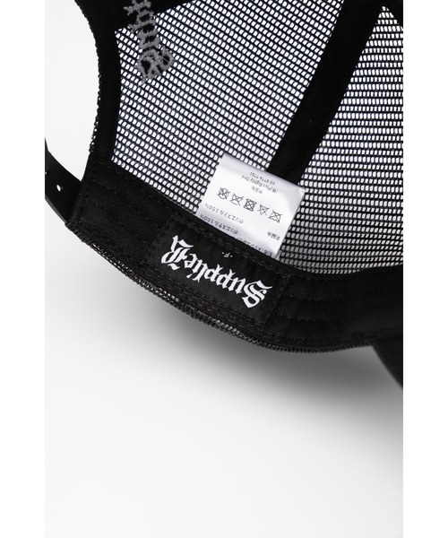 【新品・未使用】Fleur Leather Patch Mesh Cap Fleur Leather Patch Mesh Cap｜SUPPLIER｜キャップ