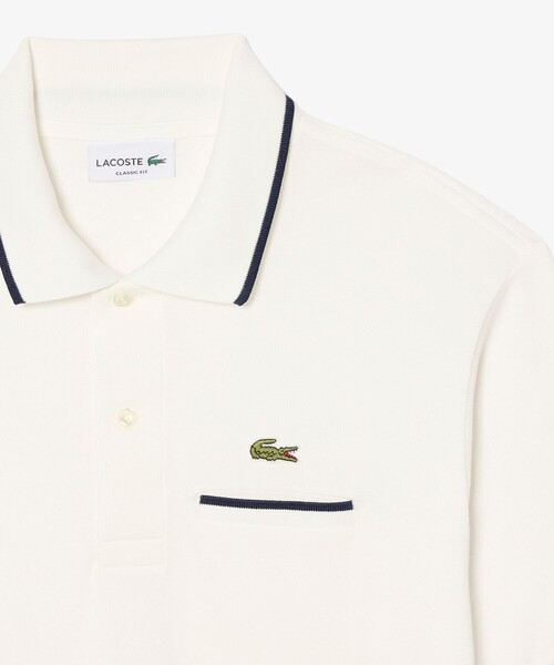 LACOSTE(ラコステ)の「L.12.12配色トリムライン 半袖ポロシャツ(ポロシャツ・メンズ・ホワイト/ネイビー/カーキ/オフホワイト・2/4/3/5)」の22枚目の写真