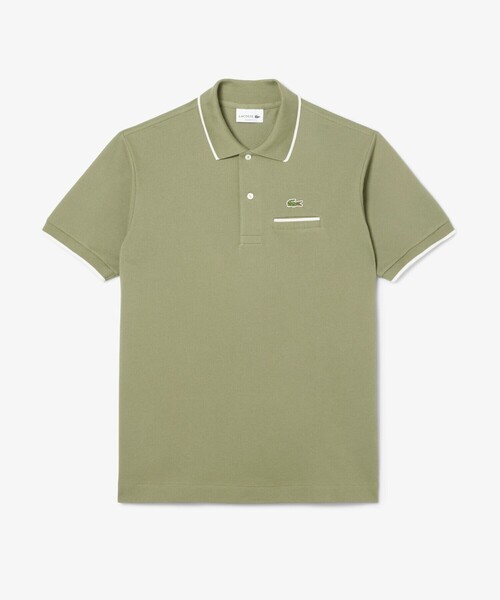 L.12.12配色トリムライン 半袖ポロシャツ（ポロシャツ）｜LACOSTE