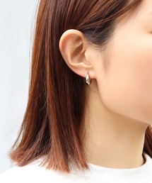 金属アレルギー対応「ieLS」ステンレス フープピアス