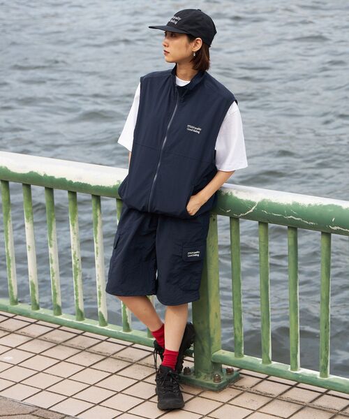 FFEIN(フェイン)の「【FFEIN(フェイン)】ナイロンワイドハーフカーゴショーツ / ショーツ 短パン ドローコード(カーゴパンツ・メンズ・ブラック/チャコール/ネイビー・SMALL/MEDIUM/LARGE)」の10枚目の写真