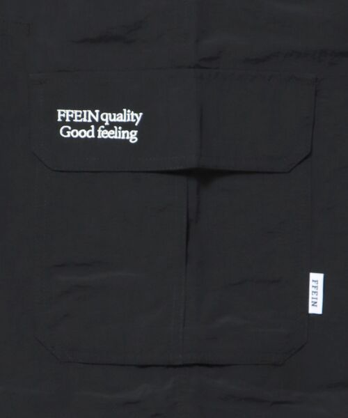 FFEIN(フェイン)の「【FFEIN(フェイン)】ナイロンワイドハーフカーゴショーツ / ショーツ 短パン ドローコード(カーゴパンツ・メンズ・ブラック/チャコール/ネイビー・SMALL/MEDIUM/LARGE)」の15枚目の写真