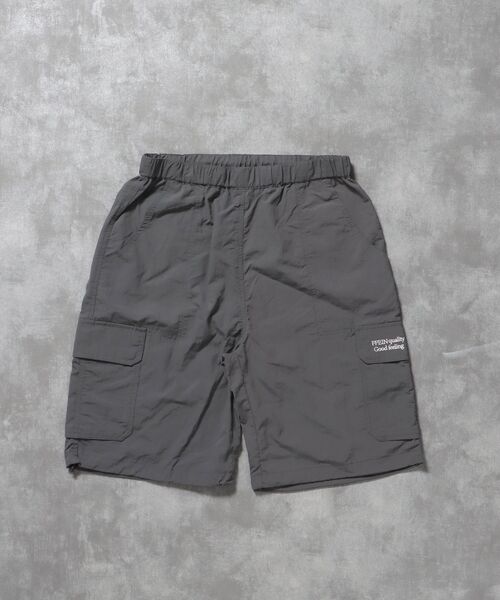 FFEIN(フェイン)の「【FFEIN(フェイン)】ナイロンワイドハーフカーゴショーツ / ショーツ 短パン ドローコード(カーゴパンツ・メンズ・ブラック/チャコール/ネイビー・SMALL/MEDIUM/LARGE)」の16枚目の写真