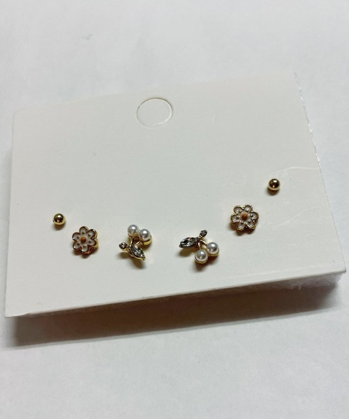 e.m. ピアス3点セット セール】ピアスセット3ペア（ピアス（両耳用））｜shoppinggo