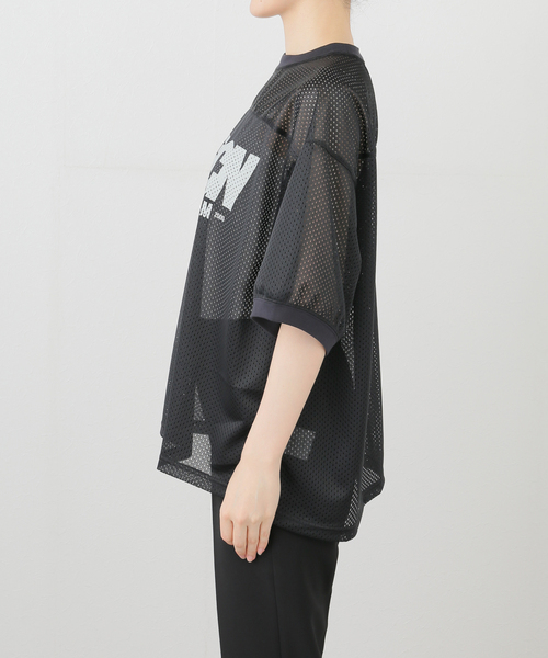 AMERICANA/アメリカーナ】メッシュTシャツ（Tシャツ/カットソー