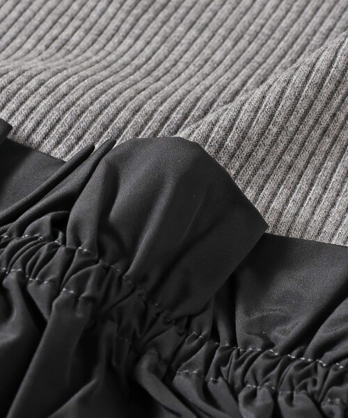 B:MING by BEAMS(ビーミングバイビームス)の「カット コンビ ワンピース (手洗い可)(ワンピース・レディース・ライトグレー/ブラック/オフホワイト・SMALL/MEDIUM)」の10枚目の写真