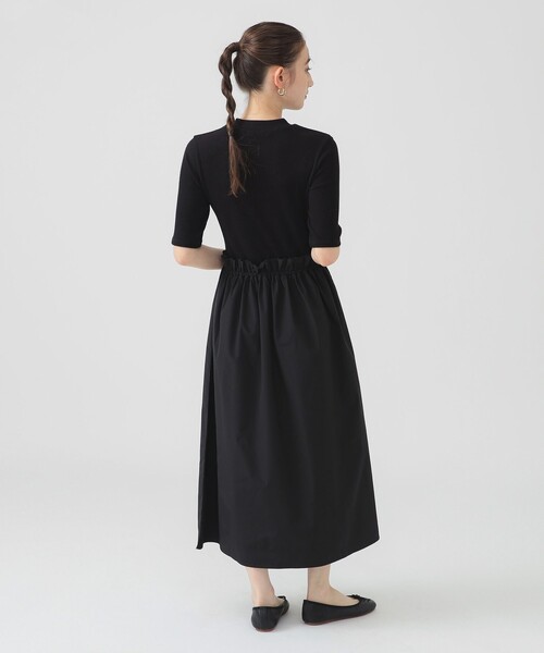 B:MING by BEAMS(ビーミングバイビームス)の「カット コンビ ワンピース (手洗い可)(ワンピース・レディース・ライトグレー/ブラック/オフホワイト・SMALL/MEDIUM)」の15枚目の写真