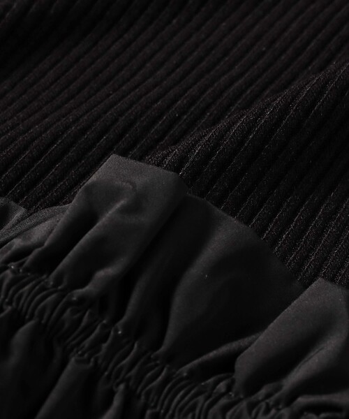 B:MING by BEAMS(ビーミングバイビームス)の「カット コンビ ワンピース (手洗い可)(ワンピース・レディース・ライトグレー/ブラック/オフホワイト・SMALL/MEDIUM)」の18枚目の写真