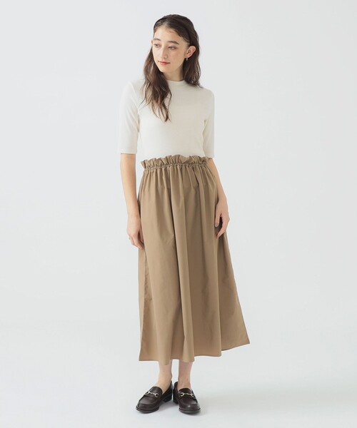 B:MING by BEAMS(ビーミングバイビームス)の「カット コンビ ワンピース (手洗い可)(ワンピース・レディース・ライトグレー/ブラック/オフホワイト・SMALL/MEDIUM)」の19枚目の写真