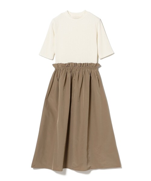 B:MING by BEAMS(ビーミングバイビームス)の「カット コンビ ワンピース (手洗い可)(ワンピース・レディース・ライトグレー/ブラック/オフホワイト・SMALL/MEDIUM)」の22枚目の写真