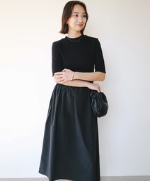 B:MING by BEAMS | カット コンビ ワンピース (手洗い可)(ワンピース)