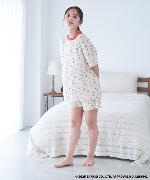 FTL×サンリオキャラクターズ半袖ルームウェア / ワンマイルウェア