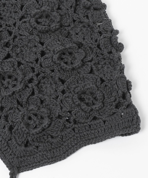 niko and...（ニコアンド）の「オリジナルフラワーボンネット（ニットキャップ/ビーニー・レディース・チャコール/ベージュ・0）」の21枚目の写真