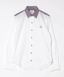 【専用】vivienne westwood man デザイン　シャツ　ホワイト 専用】vivienne westwood man デザイン シャツ ホワイト - メルカリ