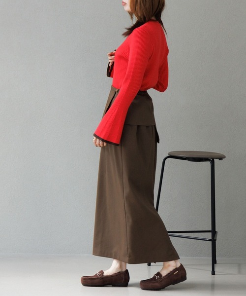 HIMIKO（ヒミコ）の「【HIMIKO】【撥水】ビジュービットふわふわモカシン/651320（モカシン/デッキシューズ・レディース・ダークブラウン/ブラック/グレー・21.5cm/22.0cm/22.5cm/23.0cm/23.5cm/24.0cm/24.5cm/25.0cm/25.5cm/26.0cm/26.5cm）」の13枚目の写真