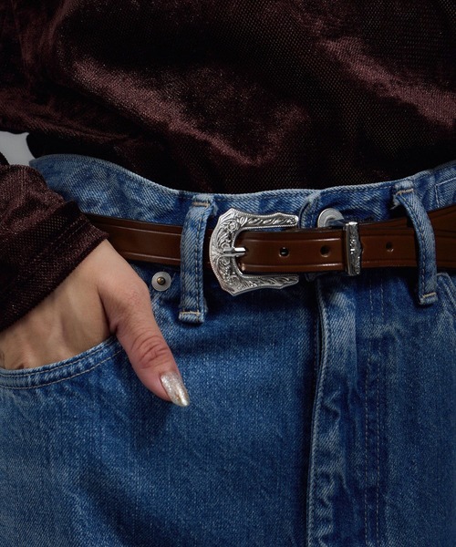 TORY LEATHER（トリーレザー）】3/4inch Western Belt／ベルト