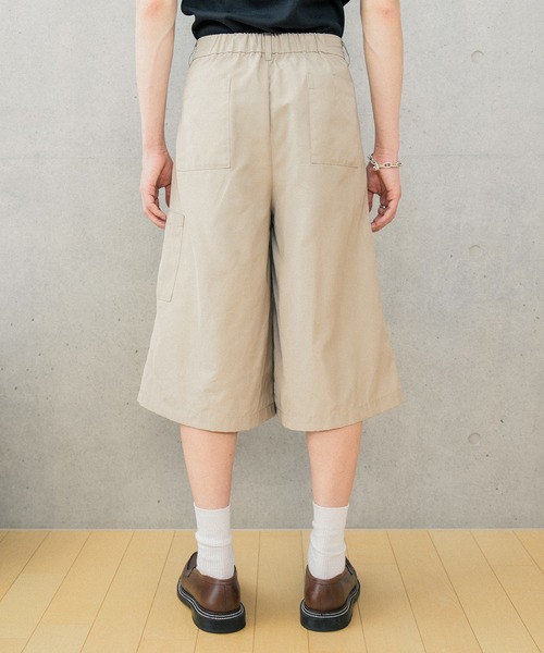 Nanmo.（ナンモ）の「Tack Wide Shorts/タックワイドショーツ（その他パンツ・メンズ・ブラック/ベージュ・LARGE/MEDIUM/SMALL）」の12枚目の写真