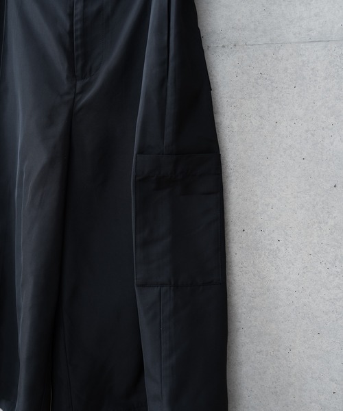 Nanmo.（ナンモ）の「Tack Wide Shorts/タックワイドショーツ（その他パンツ・メンズ・ブラック/ベージュ・LARGE/MEDIUM/SMALL）」の9枚目の写真
