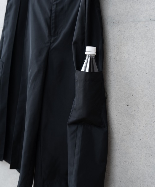 Nanmo.（ナンモ）の「Tack Wide Shorts/タックワイドショーツ（その他パンツ・メンズ・ブラック/ベージュ・LARGE/MEDIUM/SMALL）」の10枚目の写真