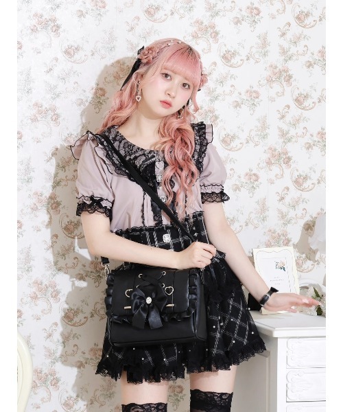 NOEMIE(ノエミー)の「レースアップ3WAYリュック(バックパック/リュック・レディース・ブラック/ピンク/アイボリー・ONE SIZE)」の19枚目の写真