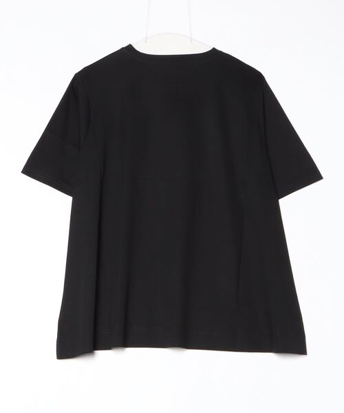 BRODIAEA(ブローディア)の「BRODIAEA かすれプリント半袖Tシャツ(Tシャツ/カットソー・レディース・ブラック/オフホワイト/ライトグリーン/シルバーグレー・40)」の5枚目の写真