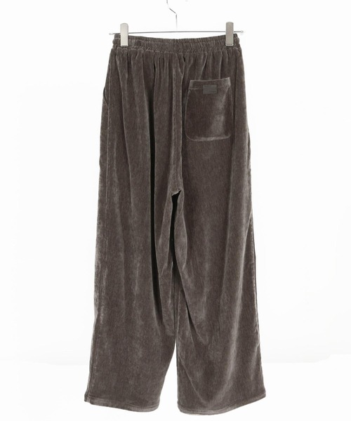 GLIMCLAP(グリムクラップ)の「mp13873-Velour fabric wide-leg trousers ベロアパンツ(その他パンツ・メンズ・チャコール/ブラック・S/M/L)」の20枚目の写真