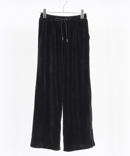 GLIMCLAP(グリムクラップ)の「mp13873-Velour fabric wide-leg trousers ベロアパンツ(その他パンツ・メンズ・チャコール/ブラック・S/M/L)」の21枚目の写真